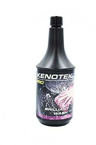 KENOTEK PRO Brilliant Wash Shampoing Voiture Neutre PH 1 L - Shampooings D'entretien Pour Auto et Moto - Car Detailing Kit - Shine Armor- Clean&Gloss