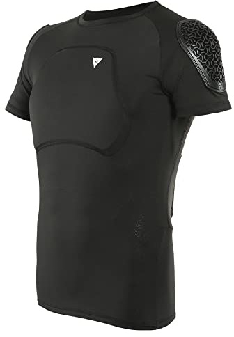 Dainese - Trail Skins PRO Tee, Maglietta Protezione Torso da MTB, per Uomo e per Donna, Nero, S