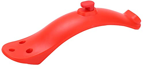Ejoyous Kotflügel Hinten Elektroroller Kotflügel Hinten mit Leerem Nummernschild, Spritzschutz Scooter Ersatz Heckkotflügel Kurzer Heckkotflügel mit Haken für M365/M365 /PRO (rot)