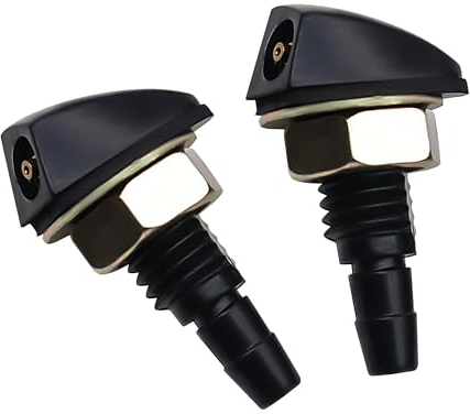 HISports 1 Paar Auto Windschutzscheibe Scheibenwischer Waschdüsen, Scheibenwaschdüse Kompatibel mit Chevy, GMC, Toyota, Mazda