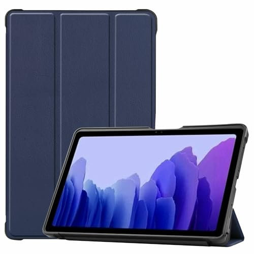 World biz Case for Galaxy Tab A7 10.4” Case 2022 2020(SM-T500/ T505/ T507), Slim Folio Stand Protective Tablet Cover, Multi-Angle Viewing, Auto Wake/Sleep Galaxy Tab A7 (Navy)