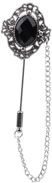 ONDIAN Kragennadeln für Herren Anzug Jacke Brosche Quaste Kragen Pin Vintage Hemd Kette Anstecknadel Geschäftshochzeit