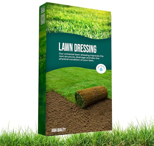 25L Lawn & Turf Dressing Soil Create Lovely Lush & Thriving Garden Lawn Helps Maintain Moisture In The Soil (1 Bag (25 Litres))