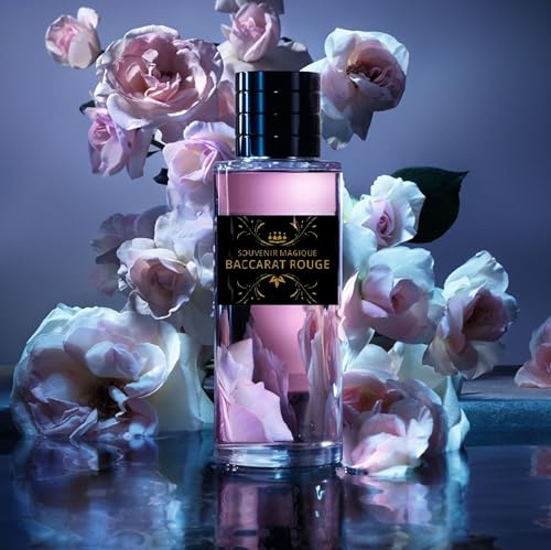 Fragancia de baccarat rojo – Recuerdo mágico – Extracto de perfume – 50 ml – Traje 24 horas – Perfume para hombre y mujer – Idea de regalo – Made in France (Jasmin)