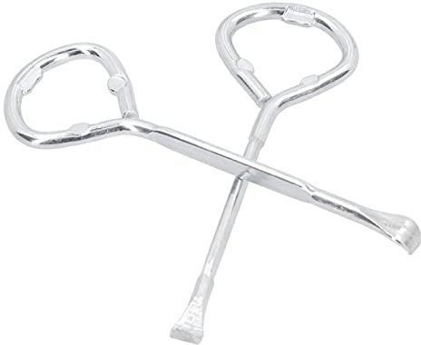 Baxnore 2PCS Paint Can Opener, Rustproof Alloy Steel Paint Bucket Opener, Paint Can Opening Tool, Heavy Duty Paint Can Opener for Paint Barrels Beer Cans