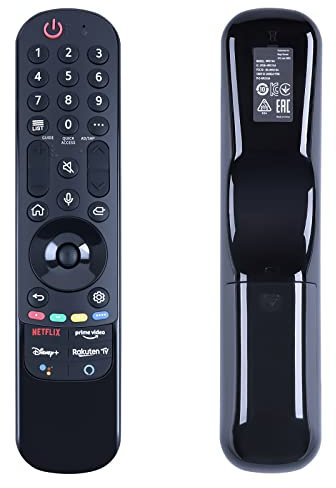 CLVIZCXOM Magic Voice Control remoto de repuesto para televisores LG OLED EVO/OELD/QNED/QLED/NanoCell/UHD 4K 8K Smart TV MR20GA MR21GA MR22GA MR23GA