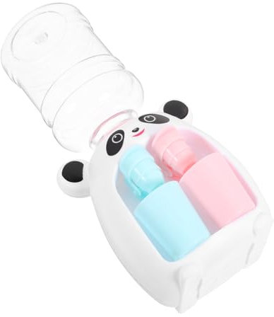 Garneck Mini Water Dispenser Toy for Toddlers, Small Dual-outlet White Plastic Drinking Fountain, Boys and Girls Pretend Play Home Scene Toy