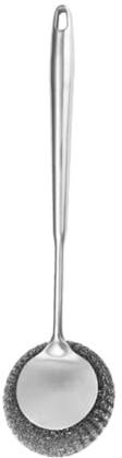 CIYODO Cepillo para Lavar Platos de Acero Inoxidable Limpiador de Ollas y Sartenes con Mango Resistente y Compacto para Limpieza Profunda Cocina