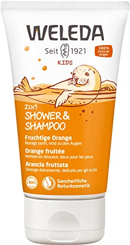 WELEDA 2 en 1 Champú y Gel de Ducha Naranja Frutal (1x 150 ml)