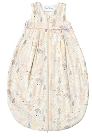 Tavolinchen Babyschlafsack Frottierschlafsack Waldtiere Kinderschlafsack Ganzjahresschlafsack - rose - 110cm