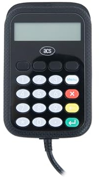 ACS APG8201-B2 Sicherheits-Pinpad Chipkartenleser USB Smart Card Reader Writer Keypad eID ID Identität Identifizierung