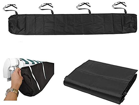 Schutzhülle Für Markisen Abdeckung, Markisenabdeckung Abdeckplane Schutzhülle Markisenschutzhülle Rain Canopy Storage Bag UV-Zelt Wasserdicht Und Staubdichte Abdeckung (4.5m/ 14.76ft,Schwarz)