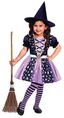 Amscan Girls Starlight Witch Dress Halloween Costume