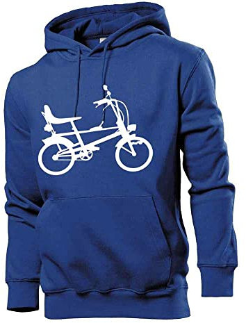 Generisch Bonanzarad Männer Hoodie Sweatshirt Royalblau XL