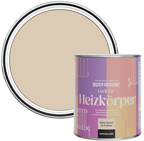 Rust-Oleum Beige Heat Resistant Radiator Paint in Gloss Finish - Warm Clay 750ml