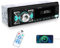 Hodozzy Autoradio 1 Din Bluetooth Autoradio mit Bluetooth Freisprecheinrichtung, 4x45W, APP ortet/FM Radio/USB/TF/Aux/RCA/40 EQ/7 Farben + Fernbedienung