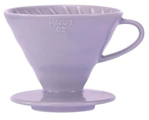 Hario V60 Ceramic Coffee Dripper Purple Heather - Size 02