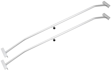 BITUXX 2er Set Anhänger Planenbügel Alu für Flachplanen PKW Anhänger Verstellbar 100-145 cm