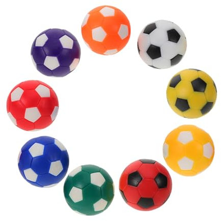PAMINGONO 9 Stücke Fußball Set Fußball Tisch Ersatz Für Tischplatte Fußball Tischfußball Ausrüstung
