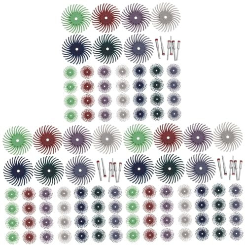 iplusmile 3sets Dischi Abrasivi Setola Per Utensili Rotanti Assortimento Dischi Per Lucidatura Radiali Per