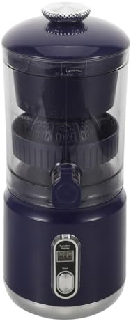 POPETPOP Presse-agrumes électrique portable avec séparateur de résidus compact et multifonction pour jus d'agrumes frais machine à jus facile à nettoyer pour oranges, citrons et fruits