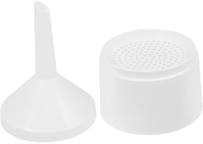 ELAYARD Embudo Büchner de Plástico 75 Mm para Filtración Química, Embudo de Laboratorio Reutilizable y Apto para Cocina, Herramienta de Filtro para Uso Científico E Industrial