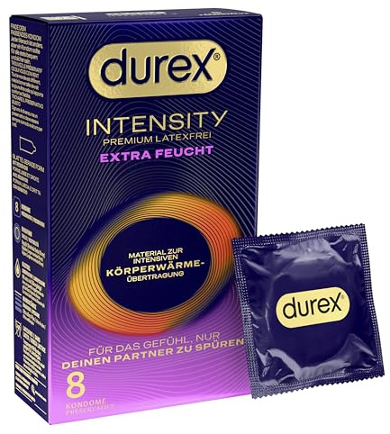 Durex Intensity Extra Feucht Kondome, ultra dünn, 8 Stück