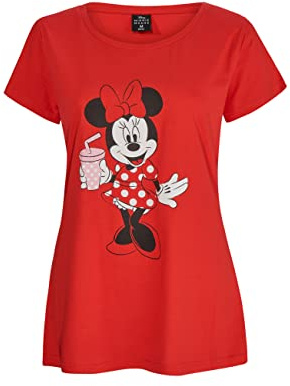 Mimmi Pigg kvinnor t-shirt vuxna kortärmad t-shirt röd (M)