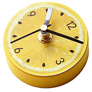 Veemoon Kühlschrank Montieren Uhr Kühlschrankmagnet-Aufkleber Runduhr-Kühlschrankmagnet für Restaurant Küche Kühlschrankoberfläche Nachricht Zur an Wichtige Angelegenheiten Kühlschrank Stumm Uhr
