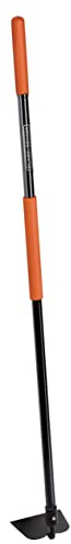 BLACK+DECKER Gartenhacke mit Stiel - 146 x 16 x 14.5 cm - 990 Gramm - Hacke - Unkrautjäten und Bodenbearbeitung - Schwarz/Orange