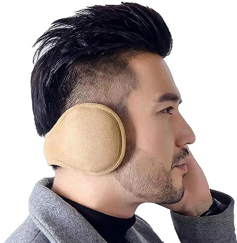 SJTJSPX Cache-Oreilles Hiver en Peluche Protecteurs d'oreilles pour Hommes et Femmes Chaud Couvre-Oreilles Anti Froid Cache Oreilles Pliables Oreille Manchons Ski Moto Sport Bandeau Auriculaire
