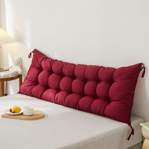 F,90x50cm, Cojín De Lectura Almohada Lumbar Almohadón De Color Sólido para Cama Sofá Y Dormitorio Suave Tatami Dormitorio Reposacabezas De Cama Cojín De Respaldo De Lectura