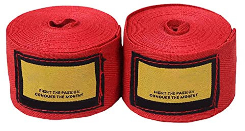 Akozon 2 Stück Boxbandage Sport – Verstellbare und Elastische Kickbox-Handbandagen, Boxkampf-Bandage-Handschuh-Schutz – Ideal für Profis oder Enthusiasten des Boxens, Muay (#12)