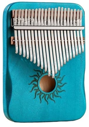 Kalimba Kalimba 21 Tasten Musikinstrument Vollholz Ahorn Kalimba 17 Tasten Mit Schallloch Mbira Für Anfänger(17 keys)