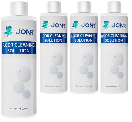JONR Multi-Surface Bodenreiniger für Nass Trockensauger, 4er Pack, 1L | 4er Pack 1L (4x250ml), kraftvolle Reinigung, 1:30, natürliche Formel, für ED12, ED12 Pro, ED20 Pro, S20 Pro, T5, P20 Pro.
