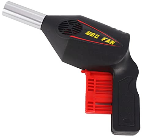 BAZEITFLOW Ventilador Manual Portátil para Barbacoa Soplador de Aire para Herramienta de Cocina para Picnic y Camping Fácil de Usar con Agarre Cómodo para Encender Fuego Rápido y Controlar