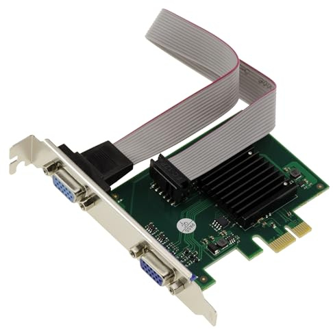 KALEA-INFORMATIQUE 2-portars VGA 1080p grafikkort över PCIe x1-port med Silicon Motion SM750-chipset