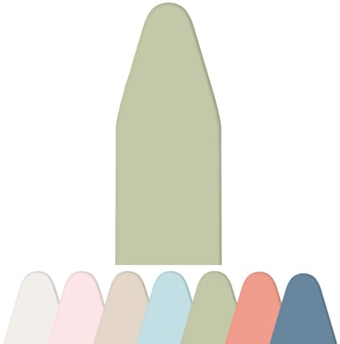 OPOLDBDMAC Copriasse da Stiro Elastico Copriasse da Stiro Universale Telo Copri ASSE da Stiro Regolabile, 140x45 130x40 120x40 110x30 Copertura per Tavola da Stiro ﻿(Green,108x45cm/43x18in)