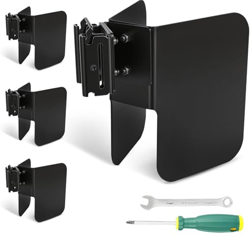 4 Pack E-Track Wheel Chock for E-Track System E-Track Accessories for Enclosed Trailer E Track Motorcycle Wheel chocks for Dirt Bikes