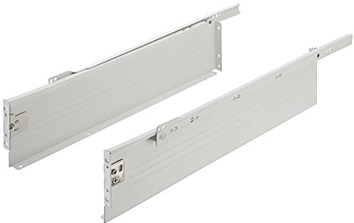 Gedotec Set de Rails Tiroirs | Système Coulisse à Bille | Circulation de Châssis | 450 mm | 1 paire