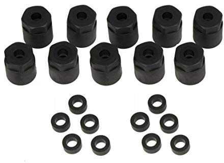 SET Überwurfmutter inkl. Dichtung 8/10 mm für Tankentnahme Ölleitung Winkel/Blockaufst. Kreuzstück (8 mm x 10 Stück)