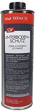 SDV Chemie Unterbodenschutz schwarz überlackierbar 1x 1 Liter UBS Steinschlagschutz 1L KFZ Auto