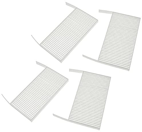 vhbw Lot de filtres Remplacement pour Zehnder 527005190 pour Appareil de Ventilation - Filtre à air G4 / F7 (4 pcs), 19 x 10 x 3 cm, Blanc