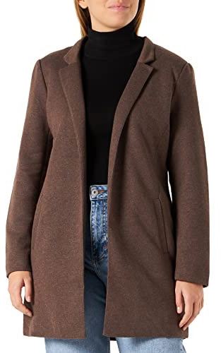 ONLY Women's Onlsoho Coatigan Otw Noos Blazer, Hot Fudge/Detail: Melange, L UK