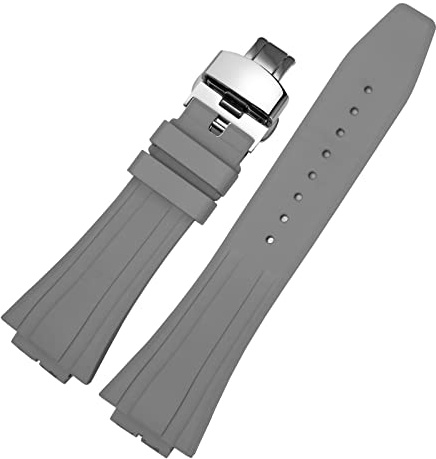 Korlexchi Schnellverschluss Uhrenarmbänder für Herren aus Fluorkautschuk Kompatibel mit Casio für G-shock GM2100 GM-2100B Uhr Armbänder aus Gummi Uhrband mit Werkzeug