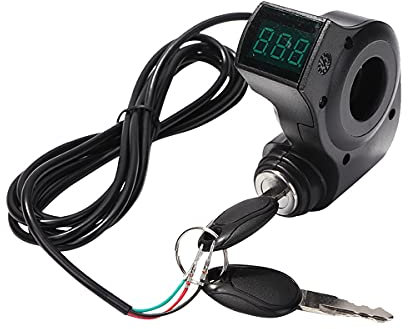 Lodokdre Llave de encendido para scooter eléctrico, interruptor de arranque, cerradura para scooter eléctrico, accesorio de repuesto para