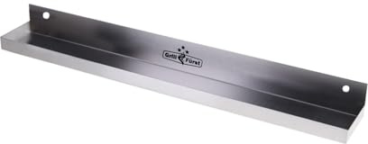 Grillfürst Edelstahl Abtropfblech - Fett-Auffangschale - Fettschiene für Broil King Sovereign 390