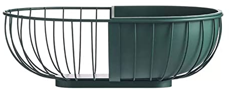 Bols à Fruits Bol à Fruits en métal Double Panier de Rangement Plat à Fruits Maison Salon Cuisine Bureau Bol à collation Creux Assiette à Fruits Fruit Basket