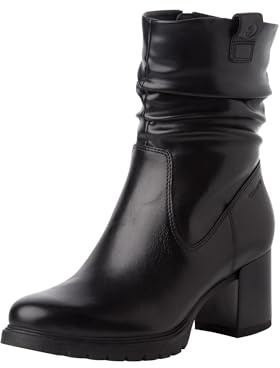 Tamaris Damen Absatzstiefelette Blockabsatz bequem; BLACK, EU 40