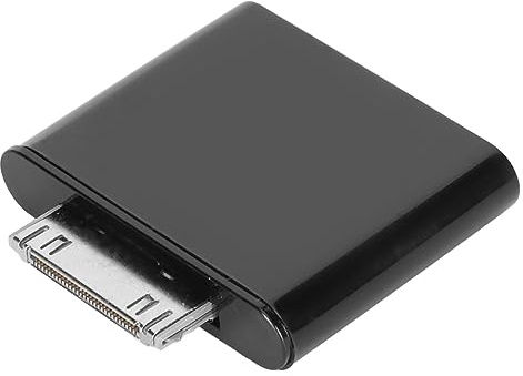 Yosoo Health Gear Adaptador Bluetooth de 30 Pines, Transmisor y Receptor de Audio Inalámbrico, Plug and Play, Color Negro, para Dispositivos con Puerto de 30 Pines